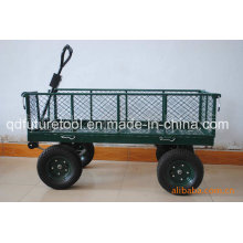 Garden Tool Cart with Four Wheels